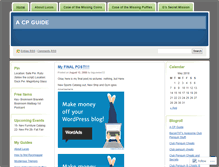 Tablet Screenshot of cplucas.wordpress.com