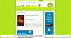 Desktop Screenshot of nakednutrition.wordpress.com