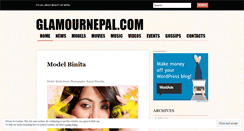 Desktop Screenshot of glamournepal.wordpress.com