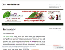 Tablet Screenshot of obatherniaherbal13.wordpress.com