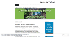 Desktop Screenshot of oesrenovation.wordpress.com