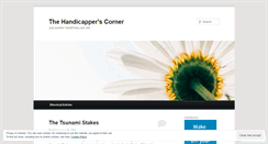 Desktop Screenshot of handicapperscorner.wordpress.com