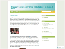 Tablet Screenshot of chilefamilies.wordpress.com