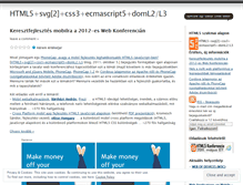Tablet Screenshot of html5hu.wordpress.com
