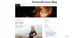 Desktop Screenshot of barbarathomaz.wordpress.com