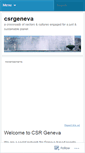 Mobile Screenshot of csrgeneva.wordpress.com