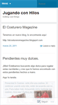 Mobile Screenshot of jugandoconhilos.wordpress.com