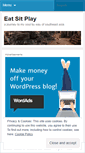 Mobile Screenshot of eatsitplay.wordpress.com