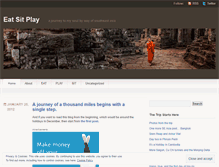 Tablet Screenshot of eatsitplay.wordpress.com