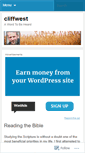 Mobile Screenshot of cliffwest.wordpress.com