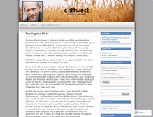 Tablet Screenshot of cliffwest.wordpress.com