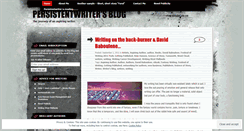 Desktop Screenshot of persistentwriter.wordpress.com