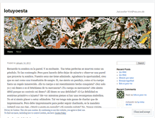 Tablet Screenshot of lotuyoesta.wordpress.com