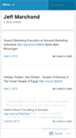 Mobile Screenshot of jeffmarchand.wordpress.com