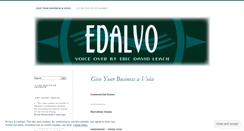 Desktop Screenshot of edalvo.wordpress.com