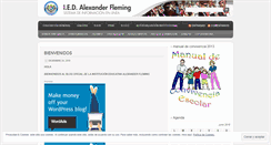 Desktop Screenshot of iedalexanderfleming.wordpress.com