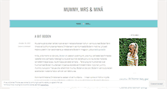 Desktop Screenshot of mummymrsmina.wordpress.com