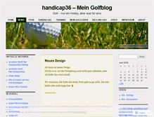 Tablet Screenshot of handicap36.wordpress.com