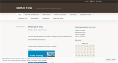 Desktop Screenshot of melhorfinal.wordpress.com