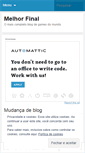 Mobile Screenshot of melhorfinal.wordpress.com
