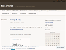 Tablet Screenshot of melhorfinal.wordpress.com