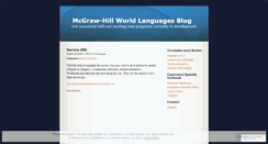 Desktop Screenshot of mhlanguages.wordpress.com