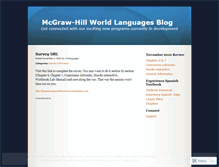 Tablet Screenshot of mhlanguages.wordpress.com