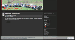 Desktop Screenshot of hilljackjeeps.wordpress.com