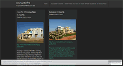 Desktop Screenshot of nishantinfra.wordpress.com