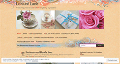 Desktop Screenshot of leisurelane.wordpress.com