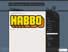 Tablet Screenshot of habbohangout.wordpress.com