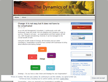 Tablet Screenshot of dynamicsofhr.wordpress.com