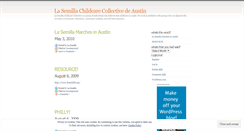 Desktop Screenshot of lasemillachildcare.wordpress.com