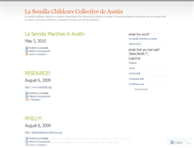 Tablet Screenshot of lasemillachildcare.wordpress.com