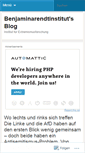 Mobile Screenshot of benjaminarendtinstitut.wordpress.com