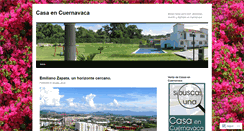 Desktop Screenshot of casaencuernavaca.wordpress.com