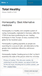 Mobile Screenshot of healthtotal.wordpress.com