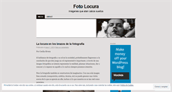 Desktop Screenshot of fotolocura.wordpress.com