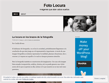 Tablet Screenshot of fotolocura.wordpress.com