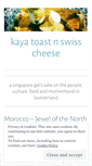 Mobile Screenshot of kayatoastnswisscheese.wordpress.com