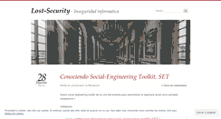 Desktop Screenshot of lostsecurity.wordpress.com
