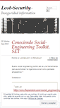 Mobile Screenshot of lostsecurity.wordpress.com