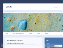 Tablet Screenshot of moaiteachers.wordpress.com