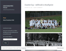 Tablet Screenshot of greenbrownfield.wordpress.com