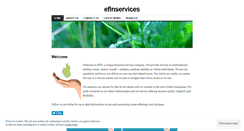 Desktop Screenshot of efinservices.wordpress.com