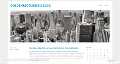 Desktop Screenshot of goldenrectangle.wordpress.com