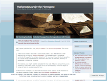 Tablet Screenshot of micromath.wordpress.com