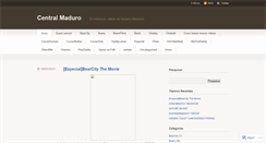 Desktop Screenshot of centralmaduro.wordpress.com