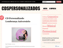 Tablet Screenshot of cdspersonalizados.wordpress.com