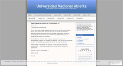 Desktop Screenshot of graduados2007.wordpress.com